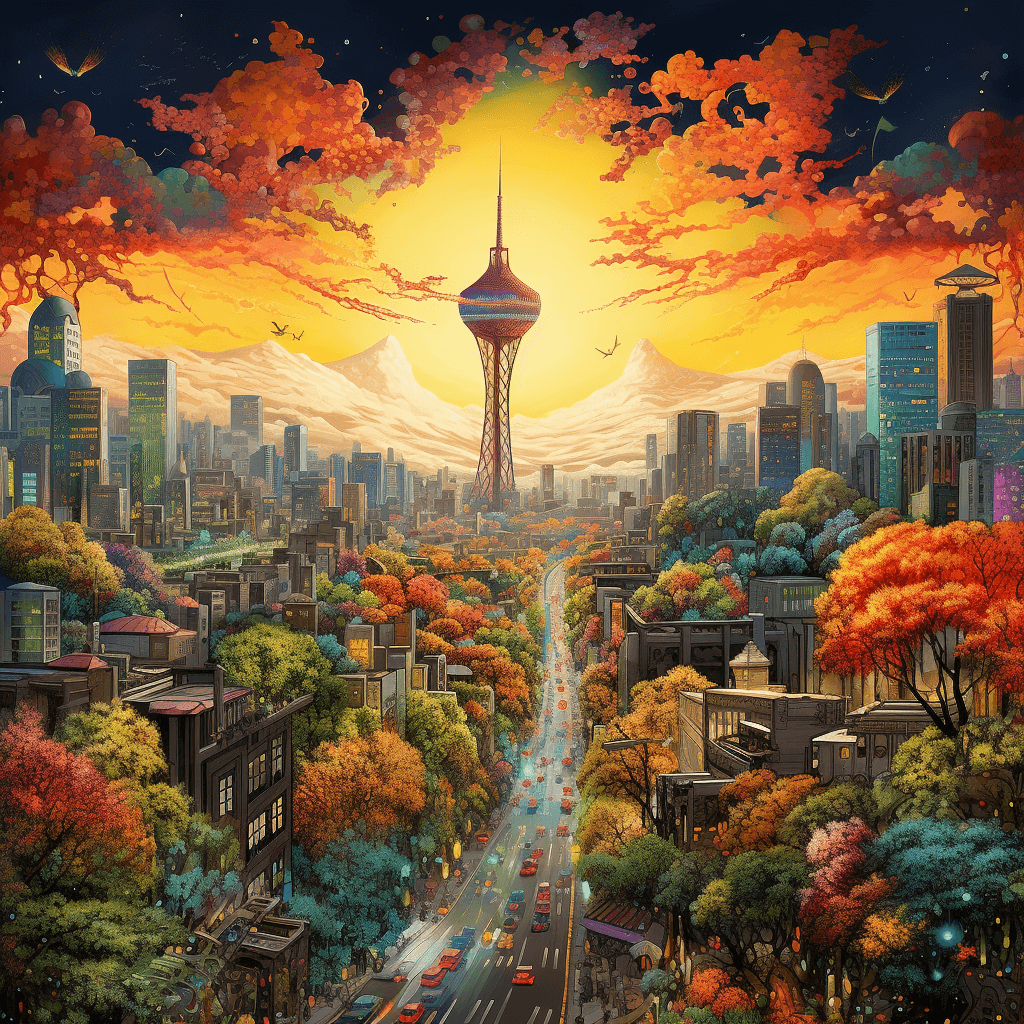 عکس‌های شگفت‌انگیز هوش مصنوعی از آینده ایران تا ۲۱۰۰