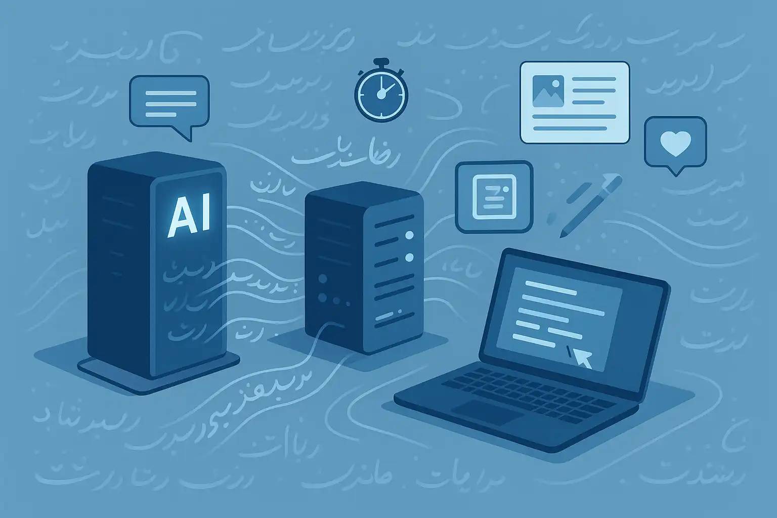 سفارش محتوا به سایتهای هوش مصنوعی فارسی؛ سریع، دقیق و به‌صرفه