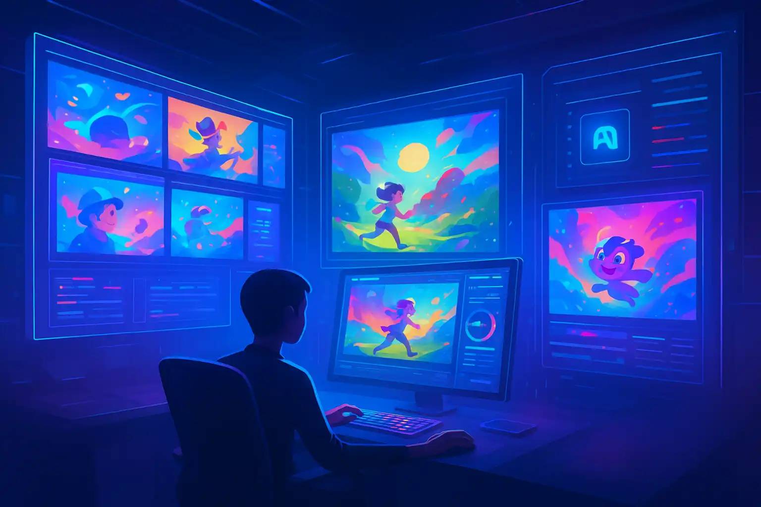 هوش مصنوعی ساخت انیمیشن؛ از استوری‌بورد تا خروجی نهایی