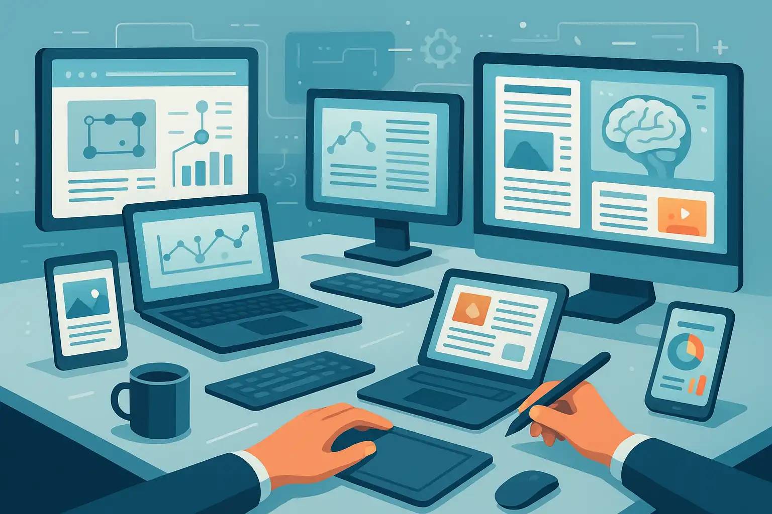 تولید محتوا با هوش مصنوعی چگونه کار می‌کند و چه خروجی‌هایی می‌دهد؟