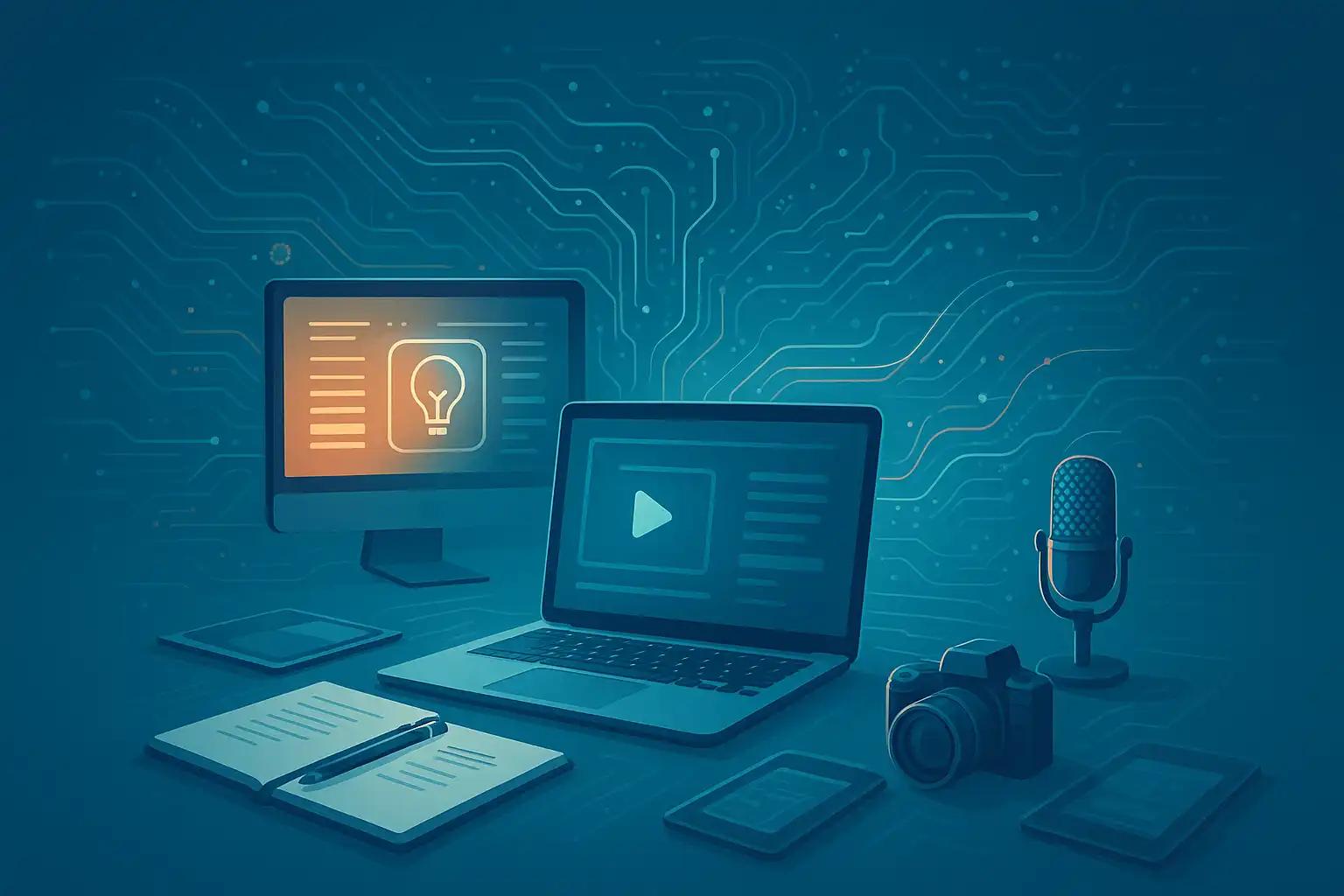 کاربردهای هوش مصنوعی در تولید محتوا؛ از ایده تا ویرایش