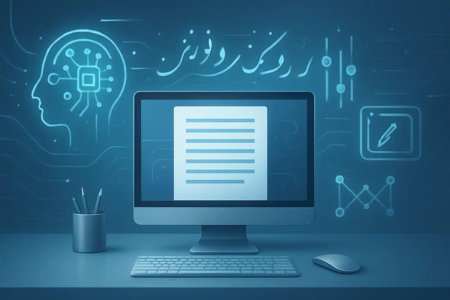 روش تولید متن فارسی روان با هوش مصنوعی و کاهش خطاهای نگارشی